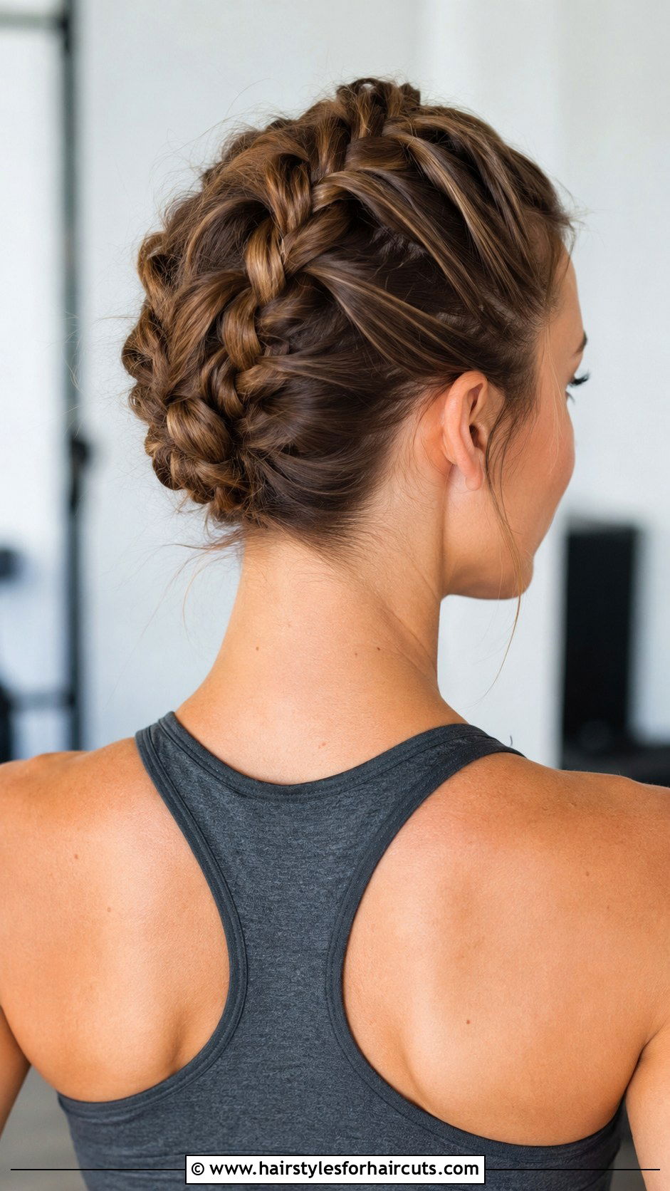 Dutch Braid Updo - 25 back hairstyles - 25 back hairstyles