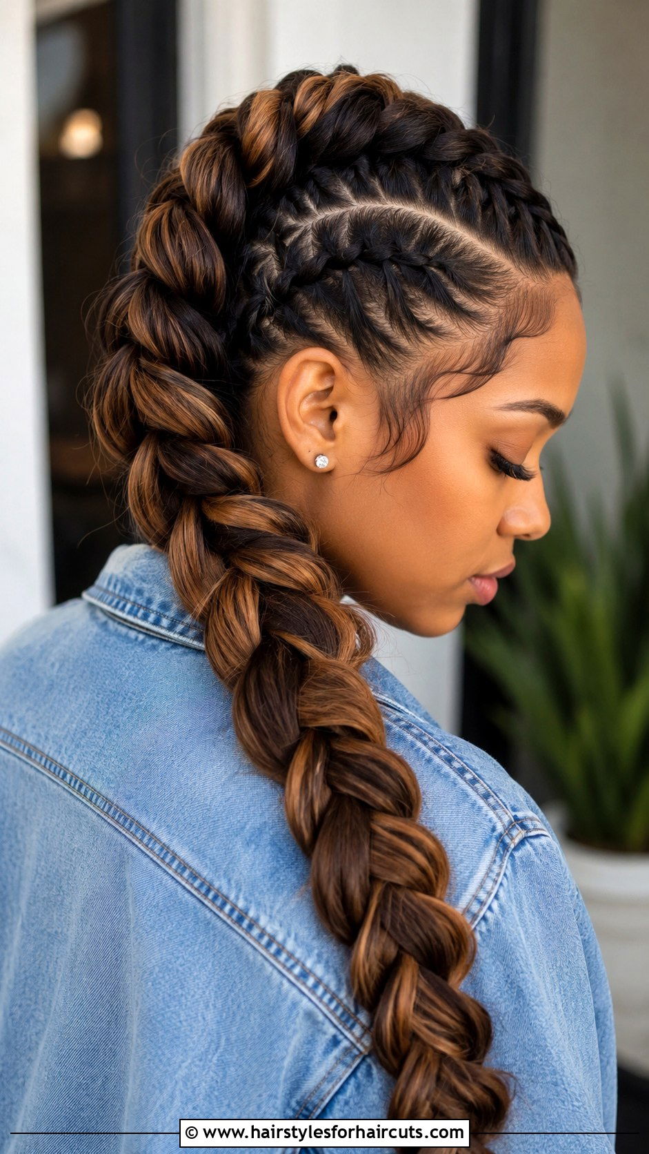 Dutch Braid With Extensions - 25 hairstyles with clip in extensions - 25 hairstyles with clip in extensions