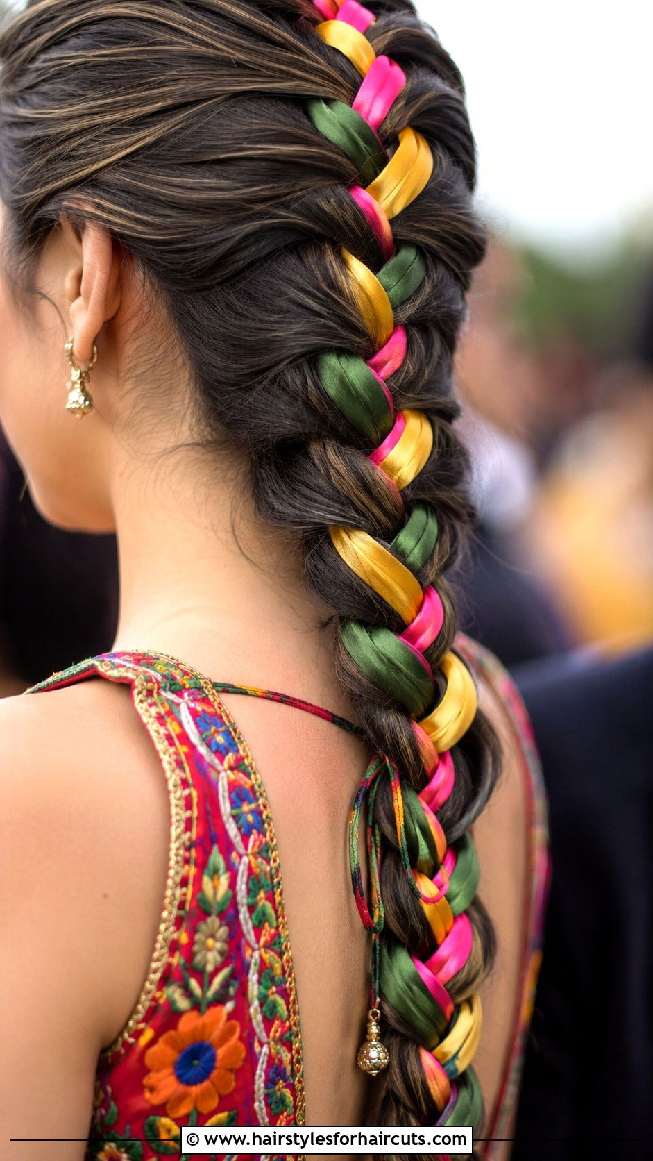 Dutch Braid With Ribbons - 25 dutch braid hairstyles for long hair - 25 dutch braid hairstyles for long hair