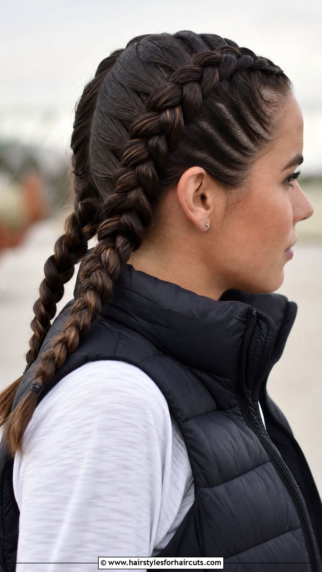 Dutch Braids - 25 winter hairstyles - 25 winter hairstyles