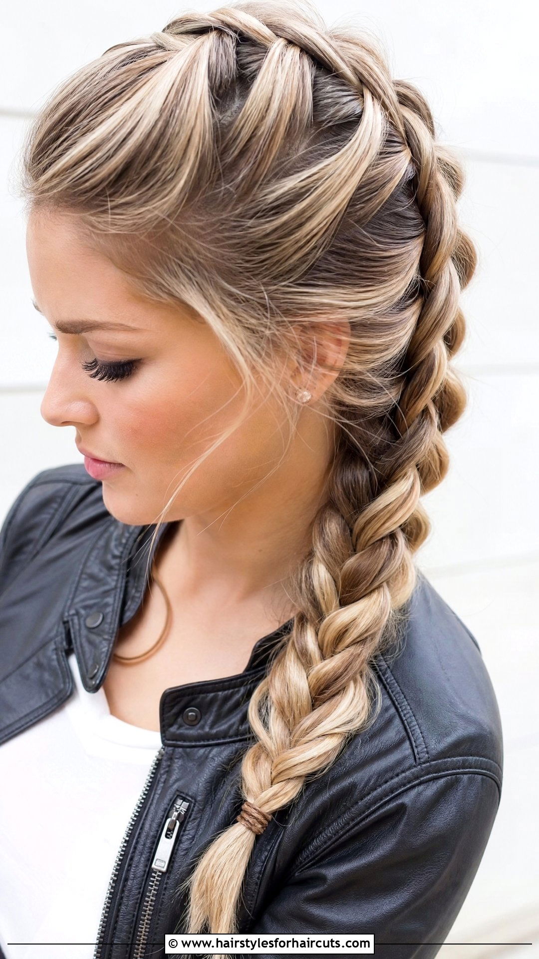 Dutch Fishtail Braid - 25 fish tail hairstyles - 25 fish tail hairstyles
