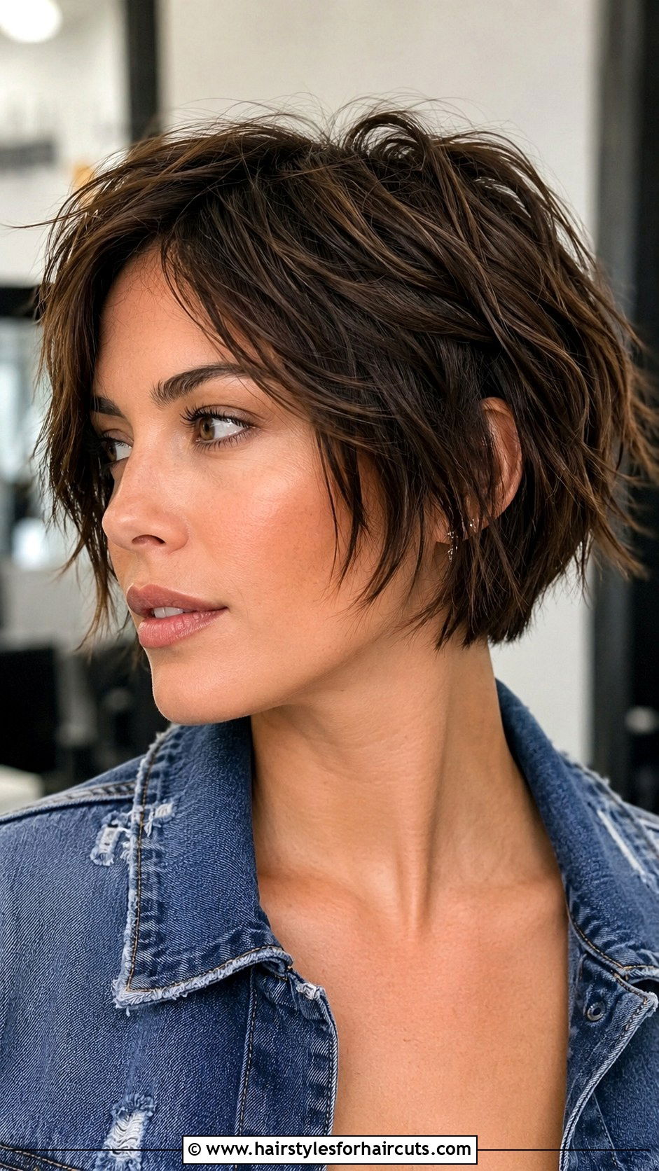 Ear Length Choppy Bob For Fine Hair - 25 ear length hairstyles for fine hair - 25 ear length hairstyles for fine hair