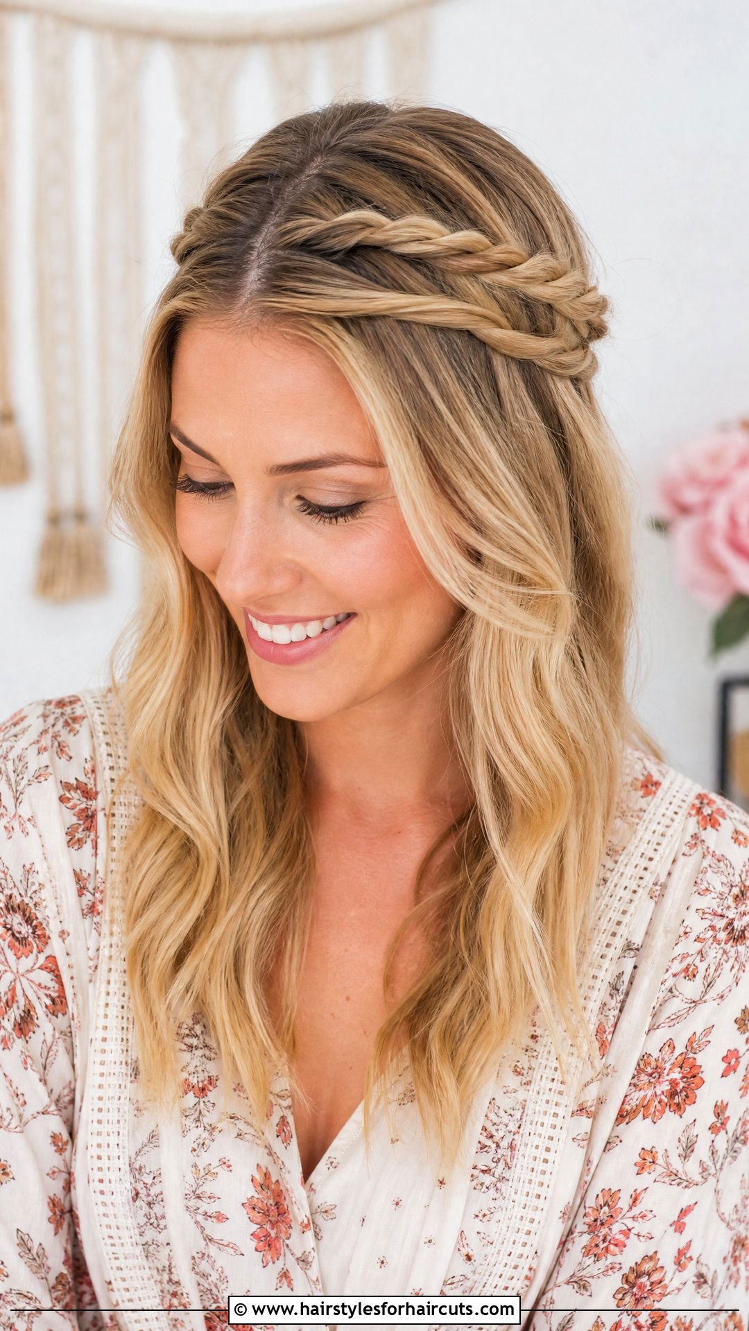 Easy Crown Braid For Beginners - 25 beginner hairstyles for long hair - 25 beginner hairstyles for long hair