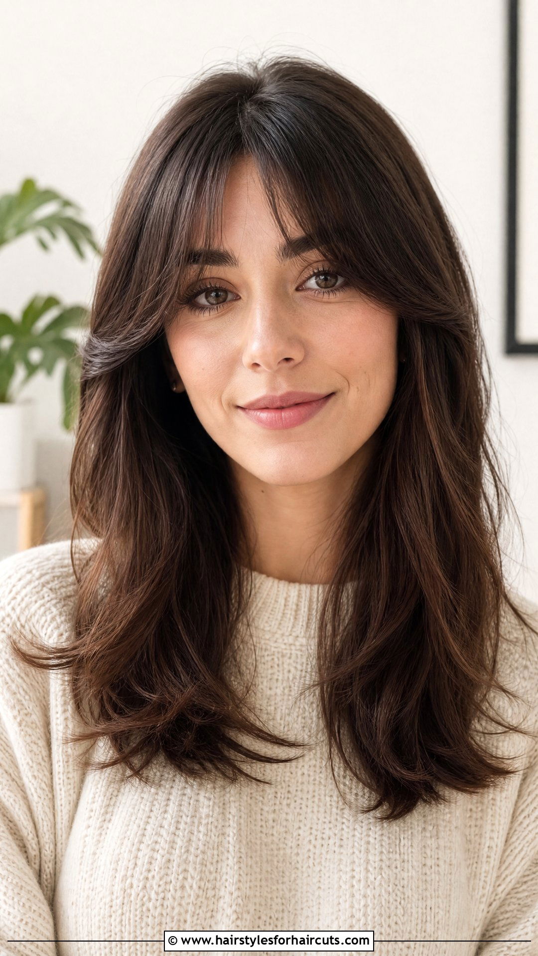 Easy Curtain Bangs Haircut - 25 self haircuts - 25 self haircuts