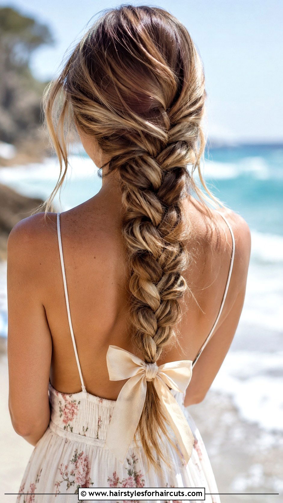 Easy Loose Braid - 25 wedding long hair hairstyles - 25 wedding long hair hairstyles
