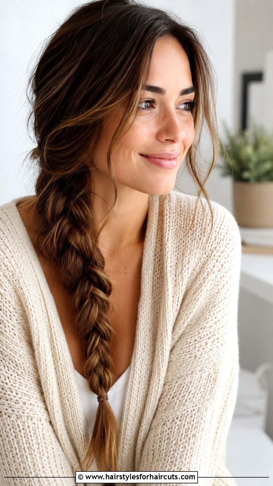 Easy Side Braid - 25 simple hairstyles for women - 25 simple hairstyles for women