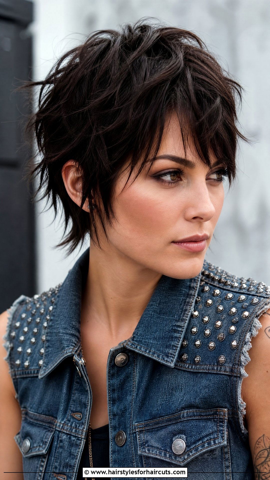 Edgy Choppy Bixie Haircut - 25 bixie haircuts for curly hair - 25 bixie haircuts for curly hair