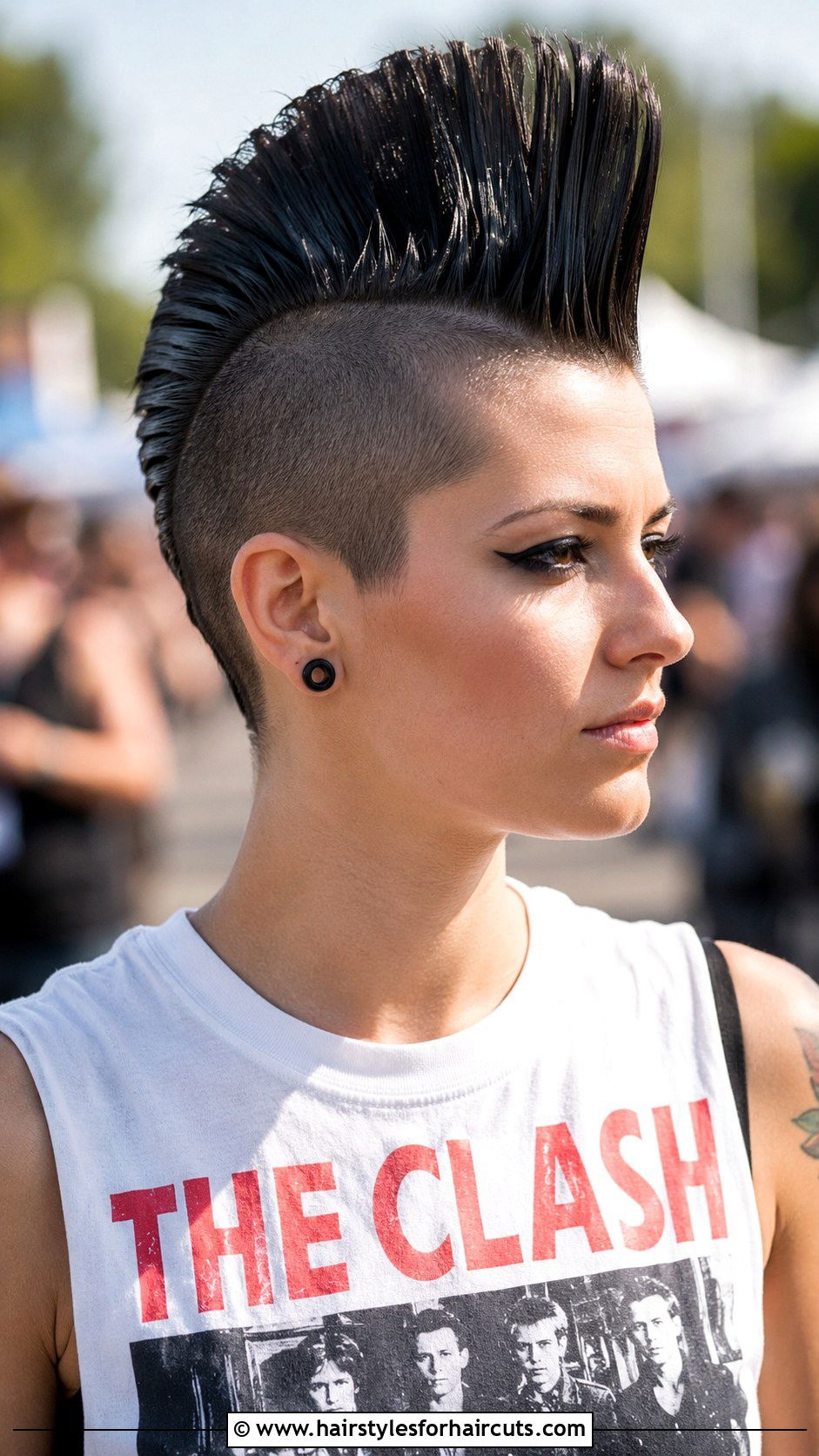 Edgy Gel Mohawk - 25 gel hairstyles - 25 gel hairstyles