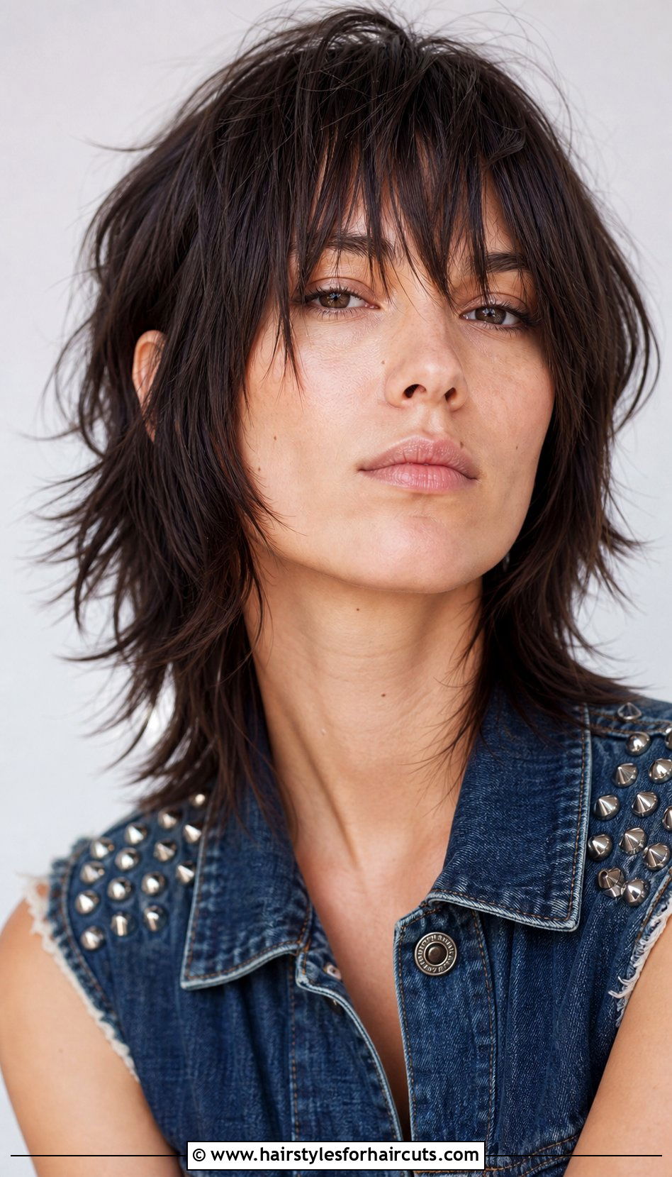 Edgy Medium Shag Haircut - 25 haircuts for women with medium length hair - 25 haircuts for women with medium length hair