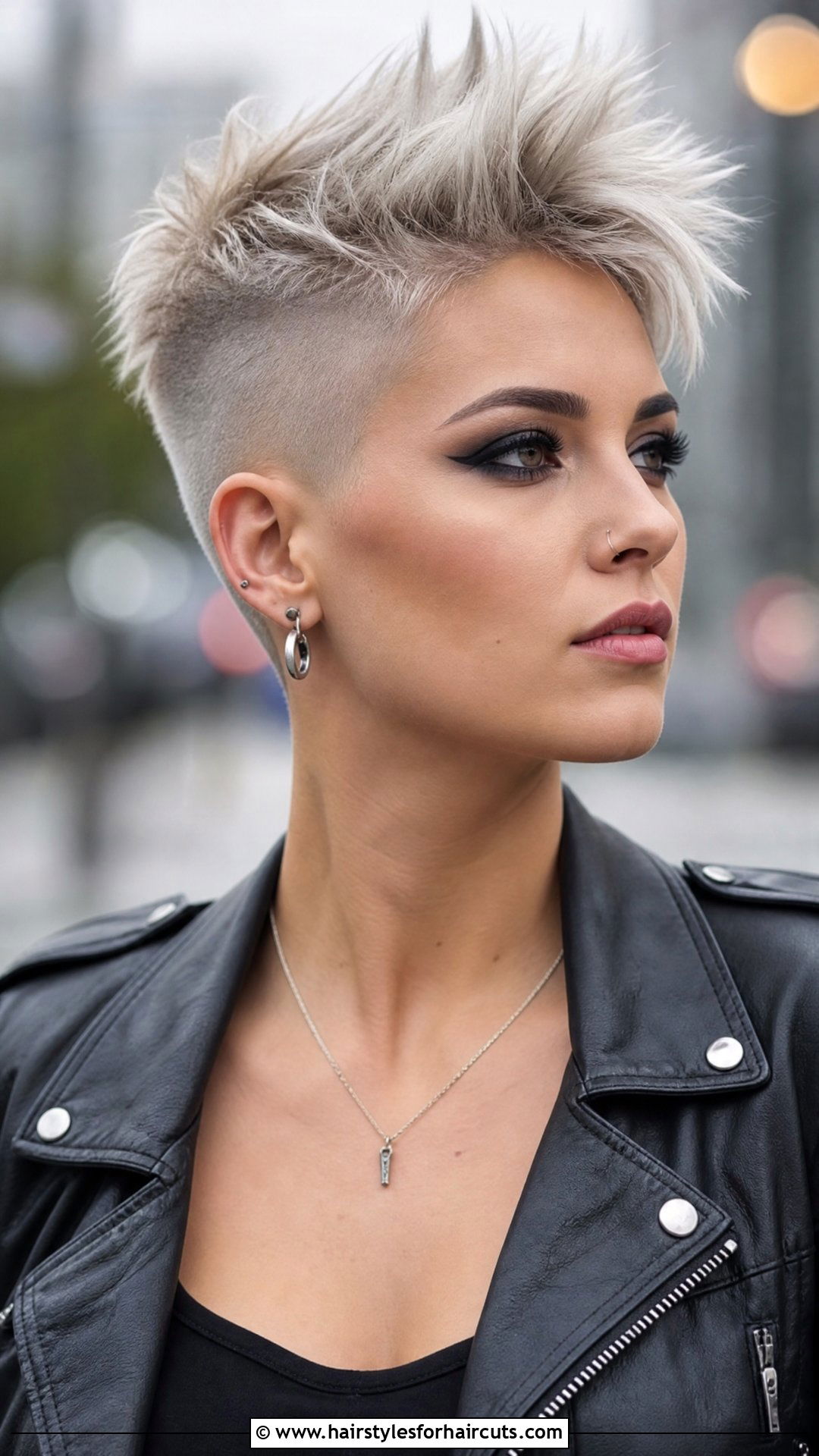 Edgy Undercut Pixie - 25 jamie lee curtis haircuts - 25 jamie lee curtis haircuts