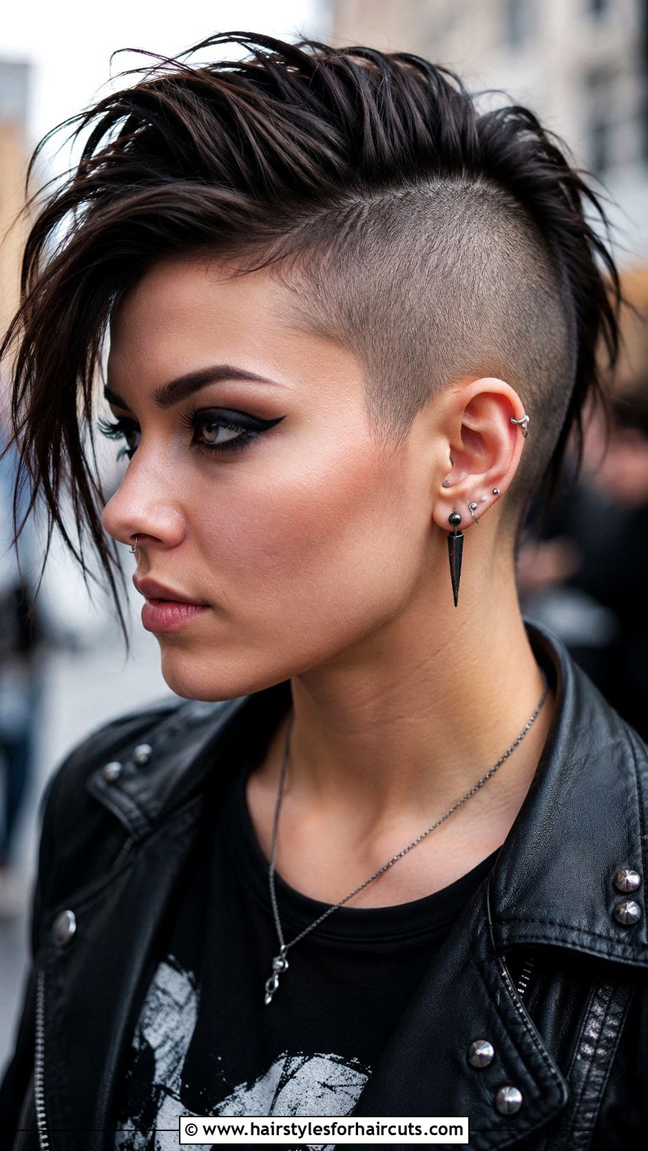 Edgy Undercut - 25 haircuts for black hair - 25 haircuts for black hair