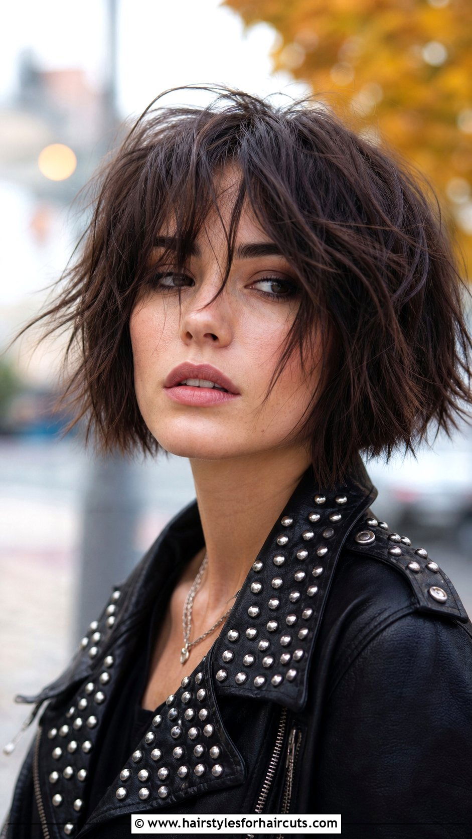 Edgy Urban Choppy Bob - 25 haircuts downtown - 25 haircuts downtown