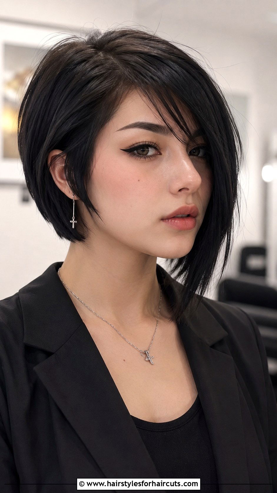 Egirl Asymmetrical Bob - 25 egirl hairstyles - 25 egirl hairstyles