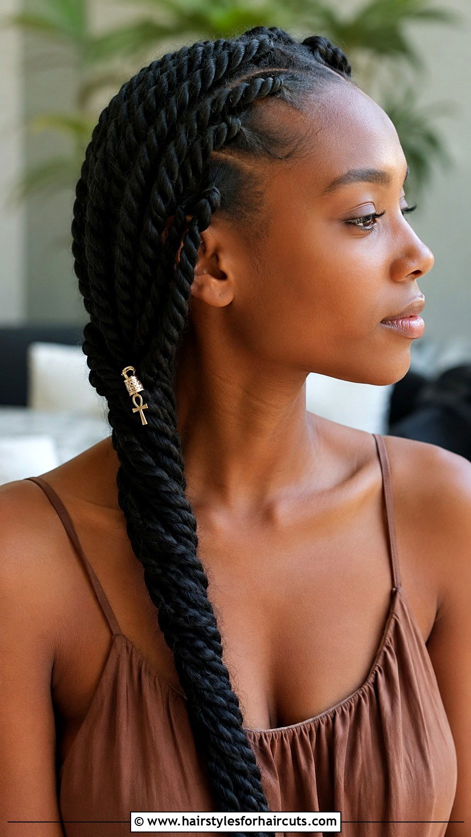 Egyptian Rope Braid - 25 egyptian hairstyles - 25 egyptian hairstyles