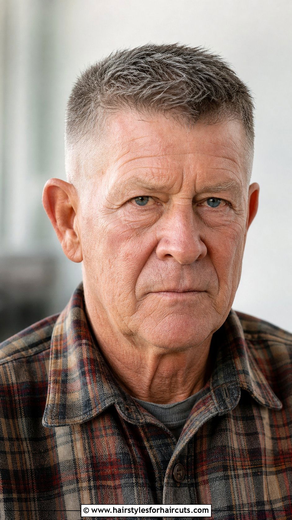 Elderly Crew Cut - 25 grandpa haircuts - 25 grandpa haircuts