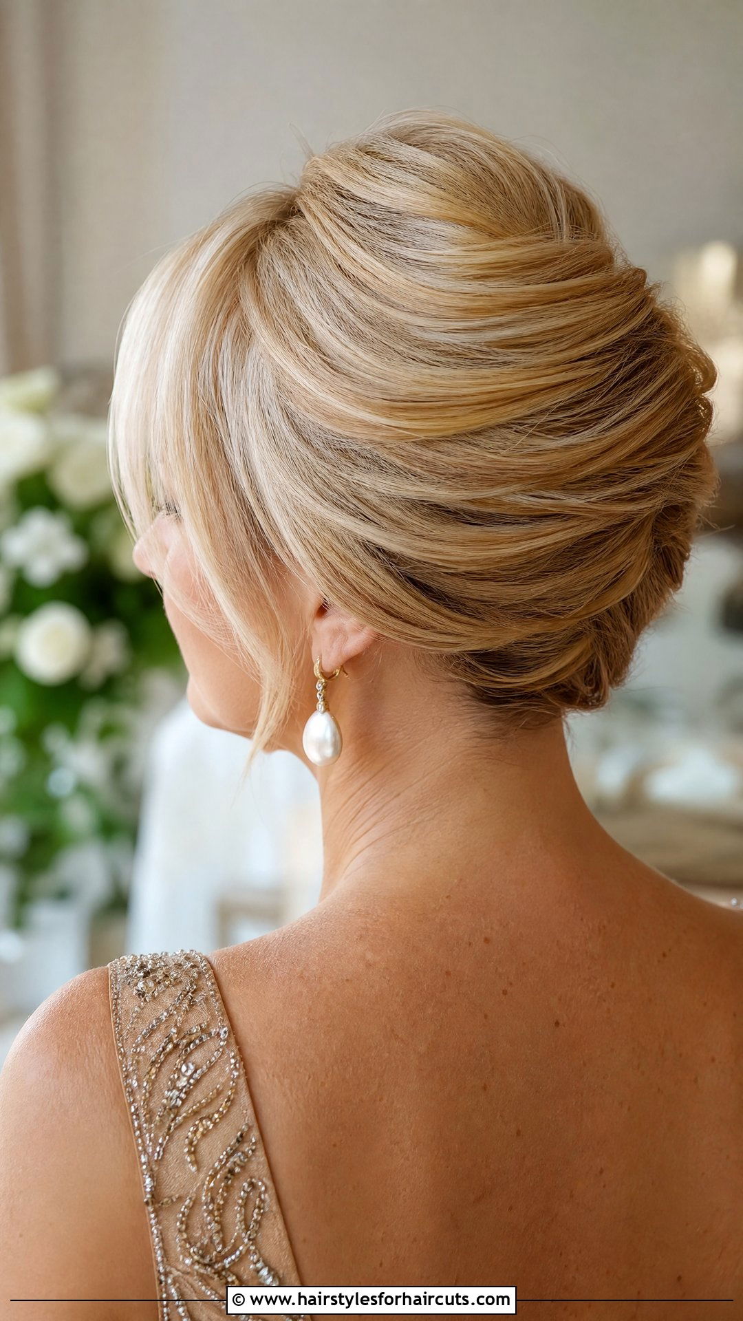Elegant French Twist Bob - 25 wedding hairstyles short hair - 25 wedding hairstyles short hair