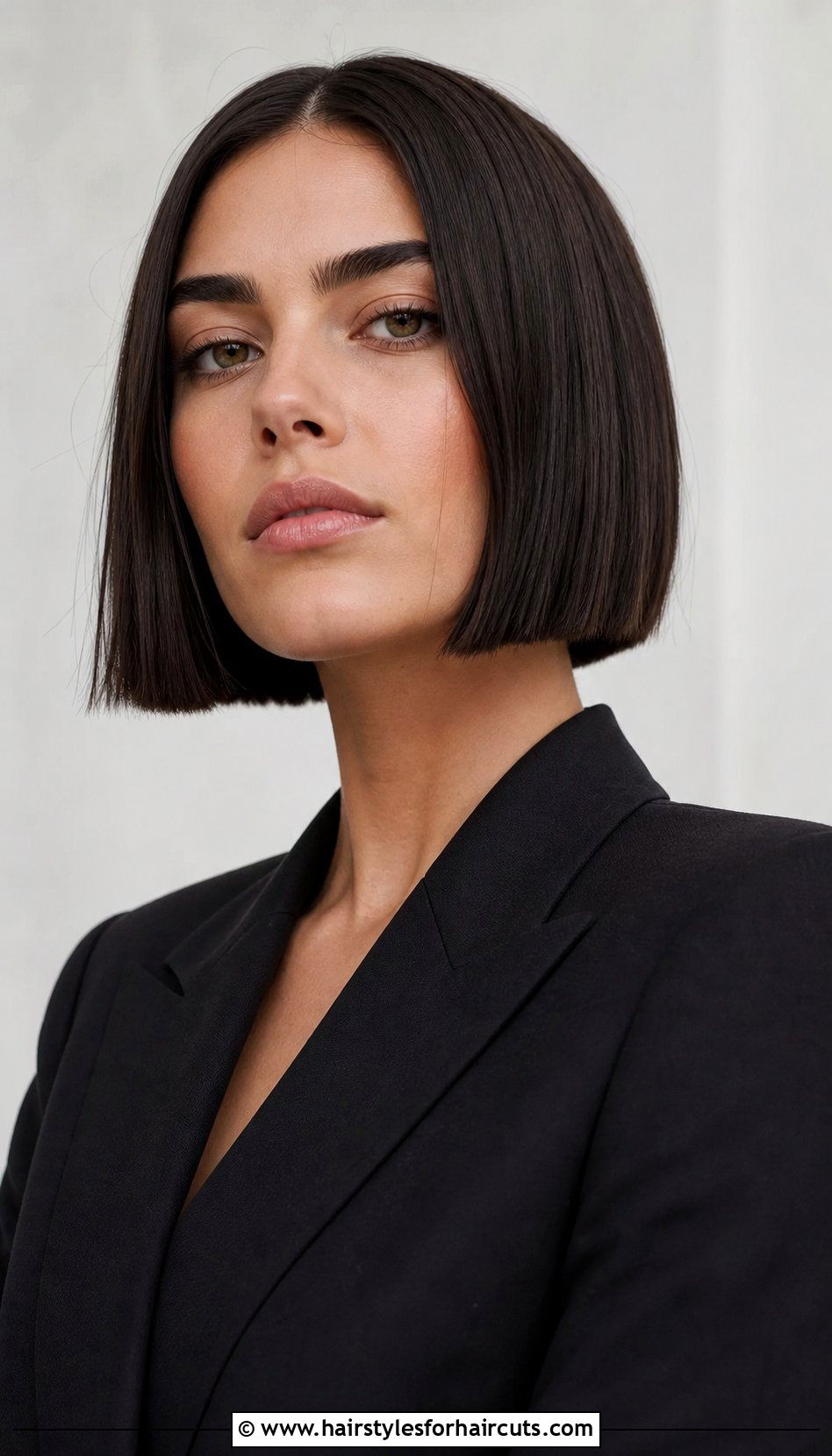 Espresso Brown Sleek Bob - 25 hairstyles with colour - 25 hairstyles with colour
