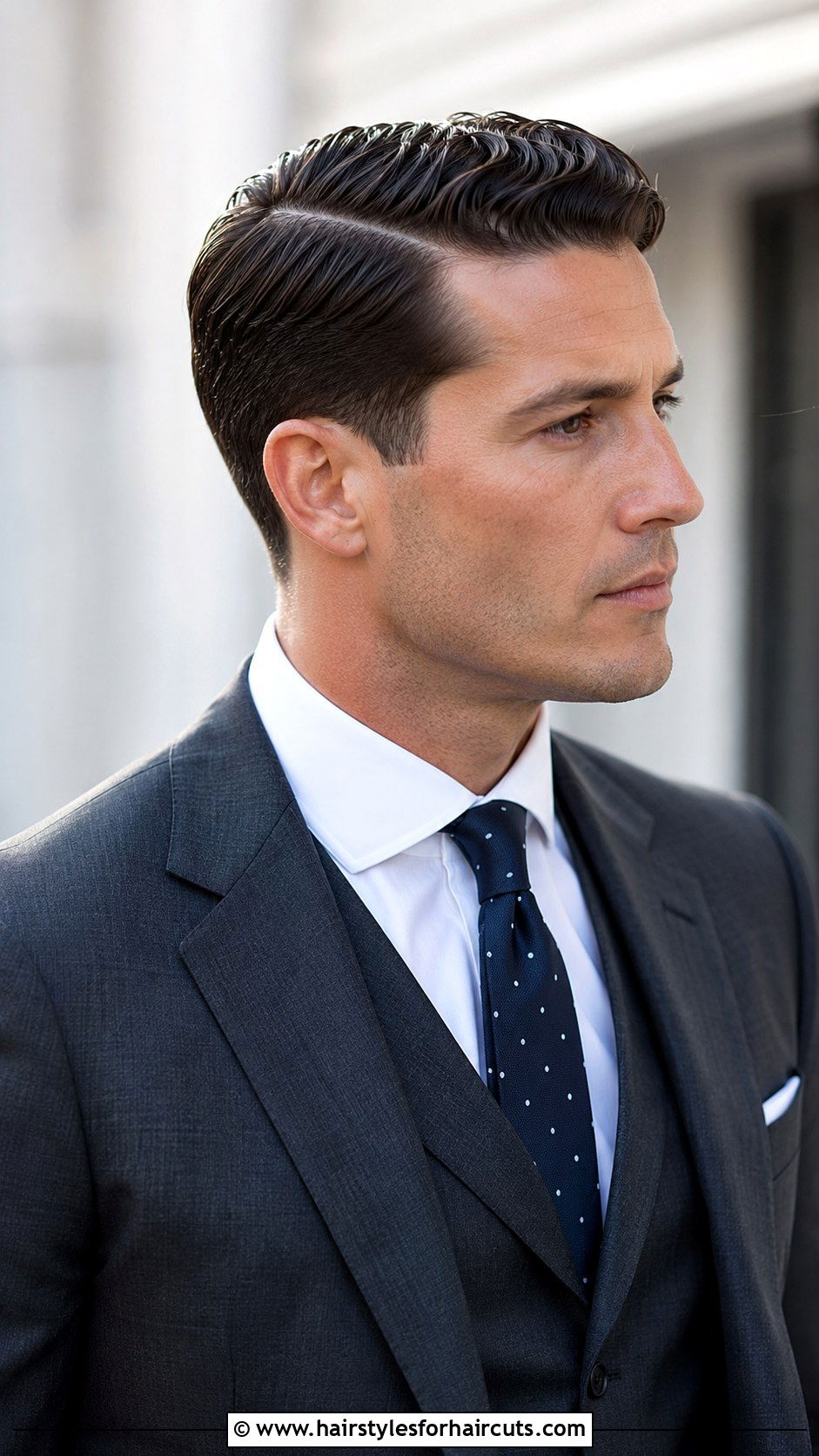 Executive Contour - 25 pomade haircuts - 25 pomade haircuts