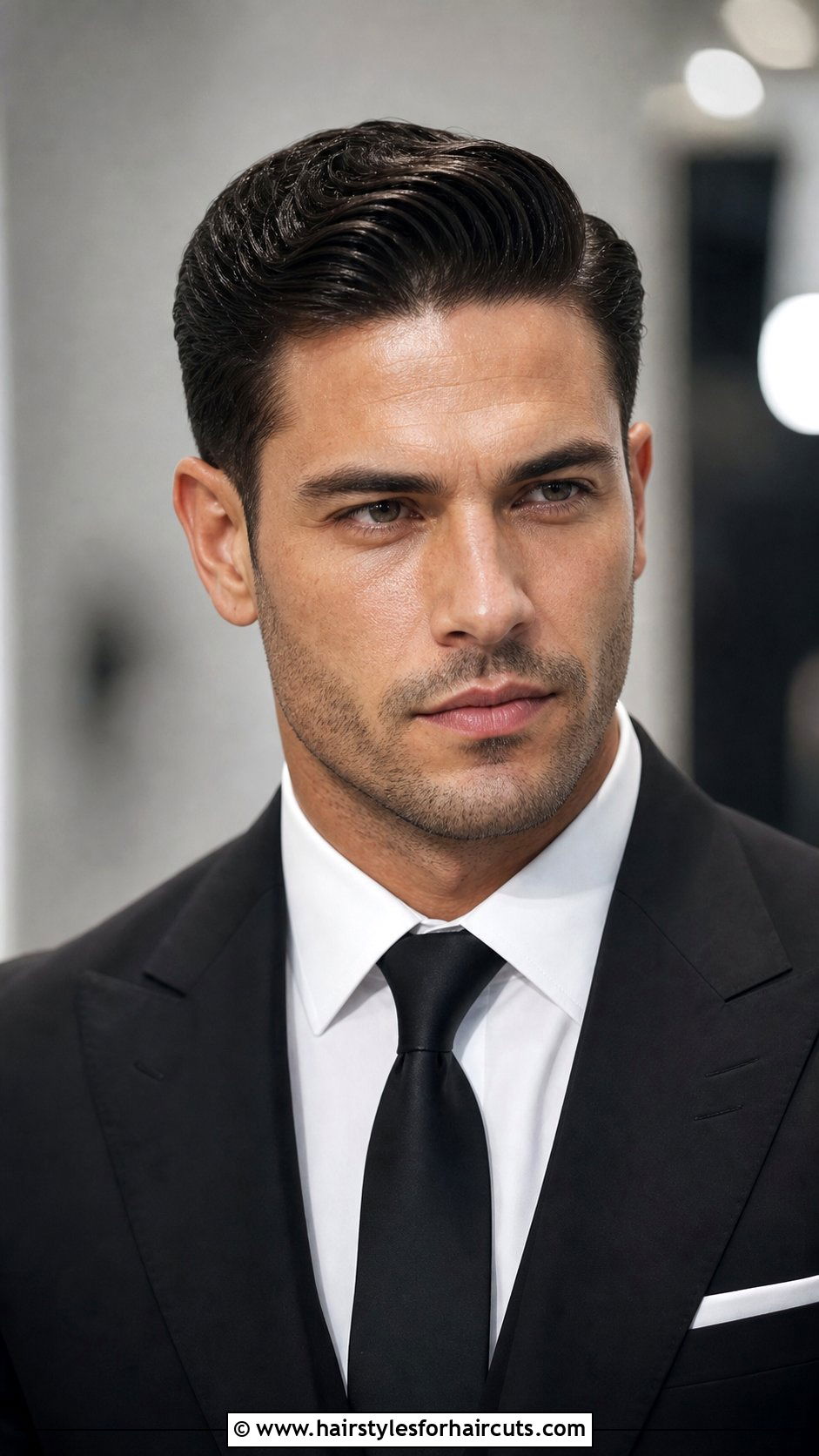 Executive Contour Hairstyle - 25 pomade hairstyles for short hair - 25 pomade hairstyles for short hair