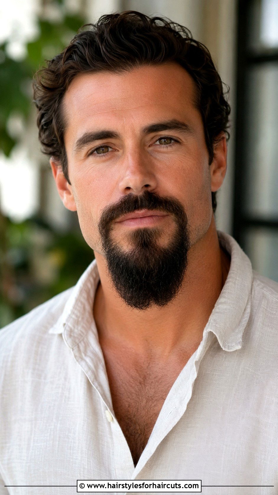 Extended Goatee - 25 facial hairstyles chart - 25 facial hairstyles chart