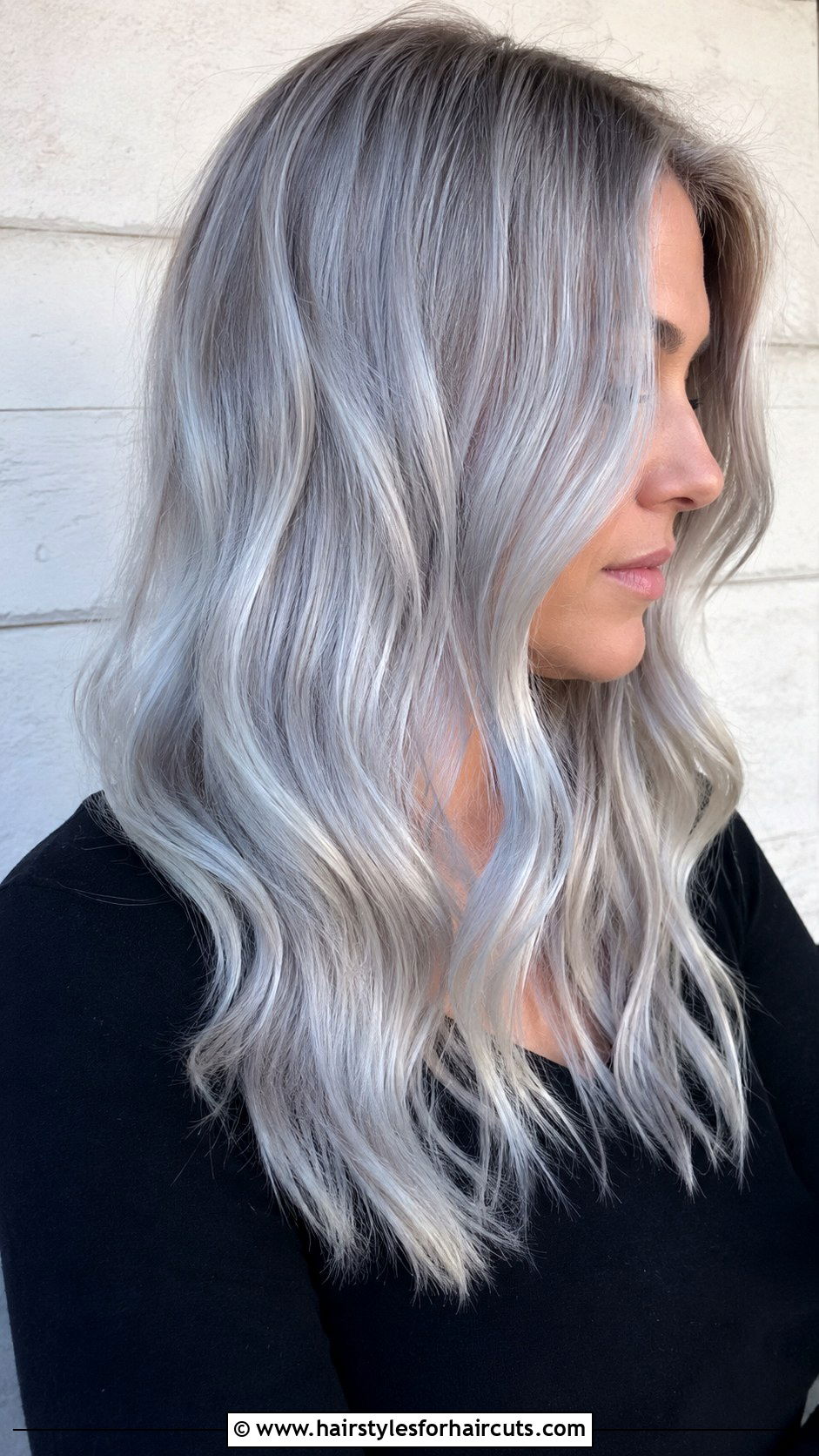 Fabby Look Silver Hair Filter - 25 app to change hairstyles - 25 app to change hairstyles