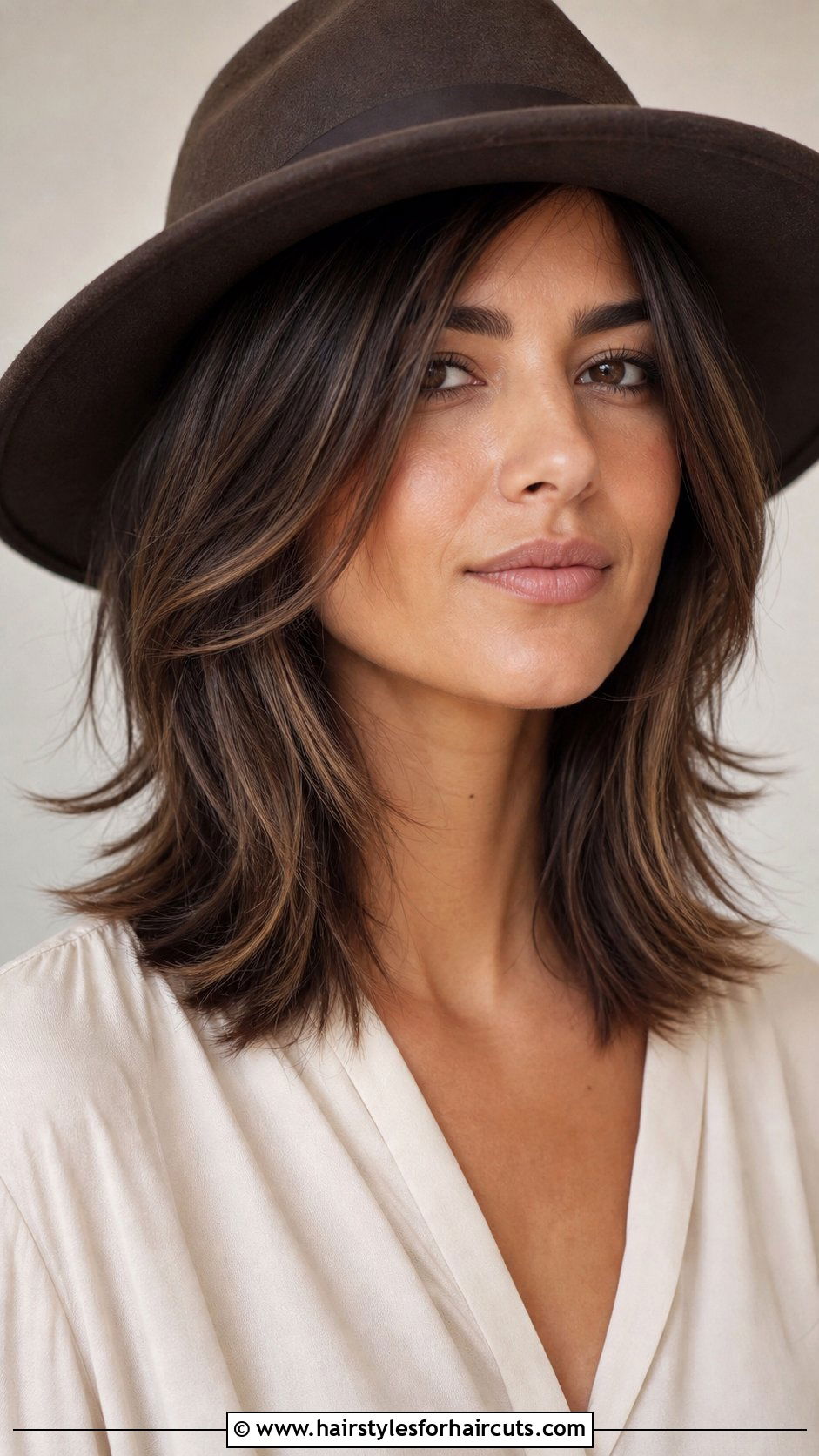 Face Framing Layered Cut - 25 haircuts for hats - 25 haircuts for hats