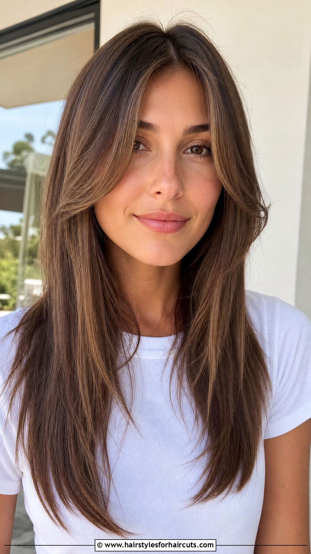 Face Framing Layers - 25 haircuts for medium straight hair - 25 haircuts for medium straight hair
