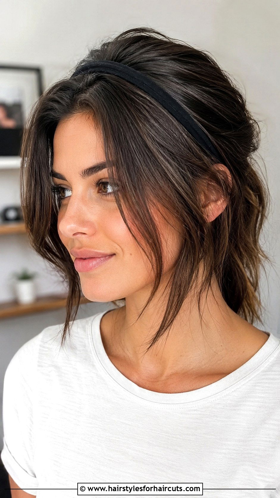Face Framing Layers Hair Headband Hairstyle - 25 hair headband hairstyles - 25 hair headband hairstyles