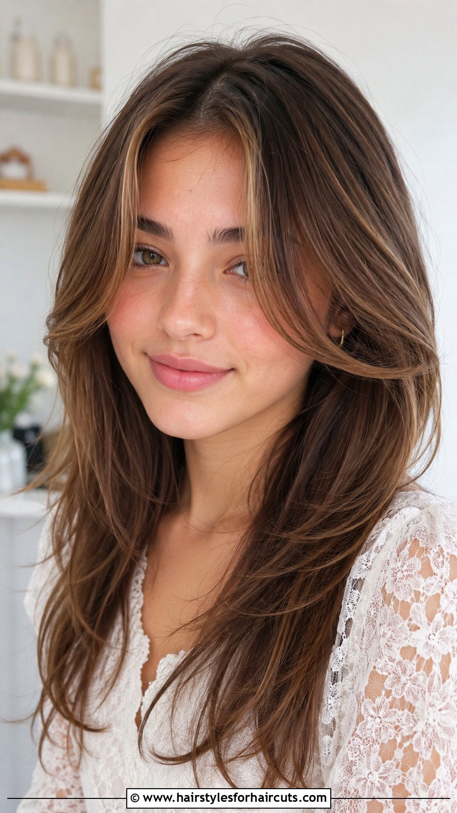 Face Framing Layers Haircut - 25 teen girl haircuts - 25 teen girl haircuts