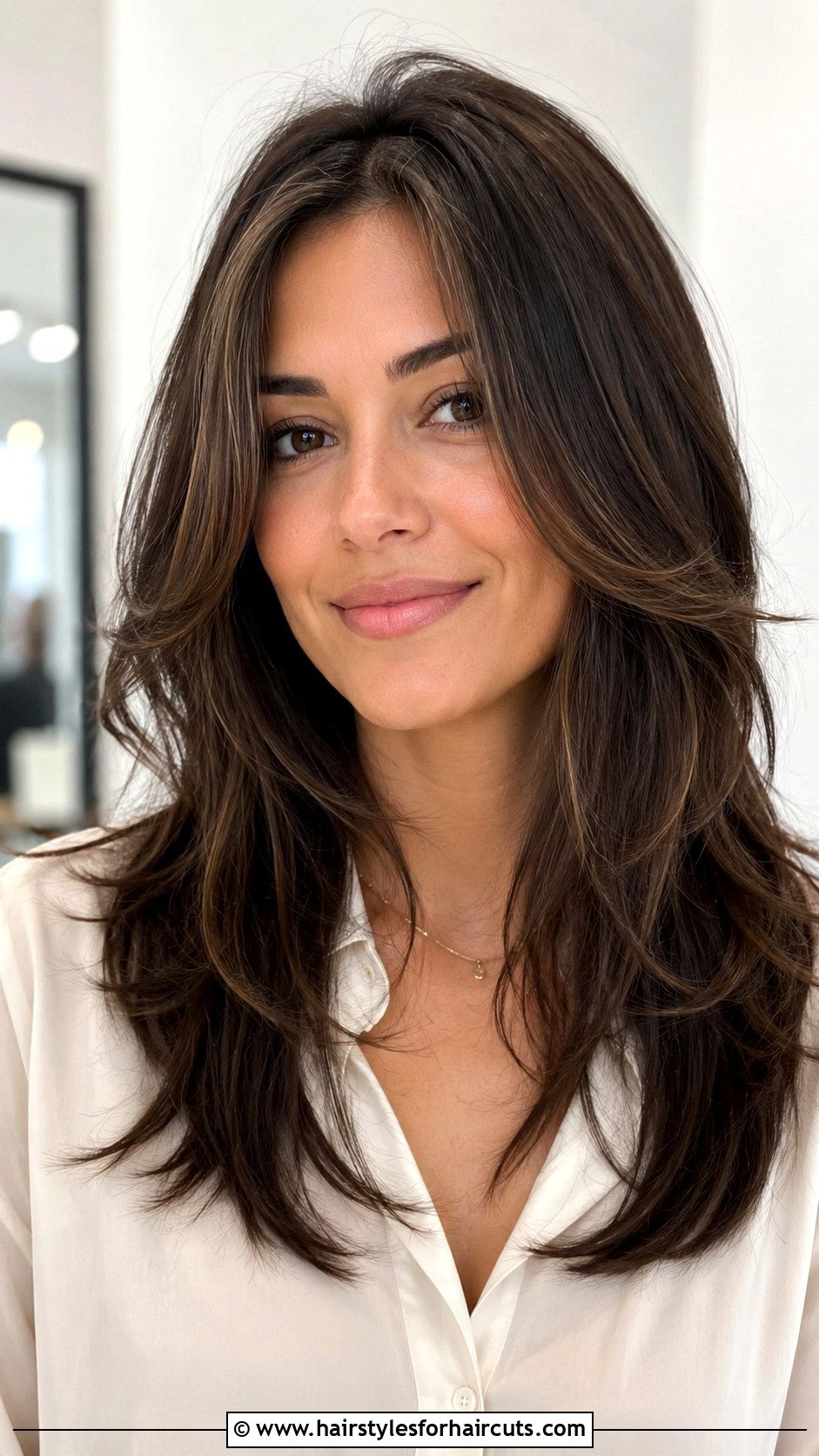 Face Framing Layers Haircut - 25 haircuts chair - 25 haircuts chair