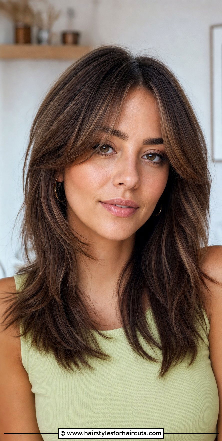Face Framing Layers With Curtain Bangs - 25 hairstyles with bangs and layers - 25 hairstyles with bangs and layers