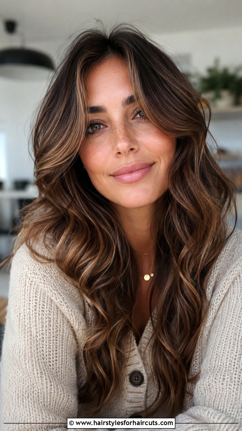 Face Framing Long Wavy Layers - 25 face framing hairstyles - 25 face framing hairstyles
