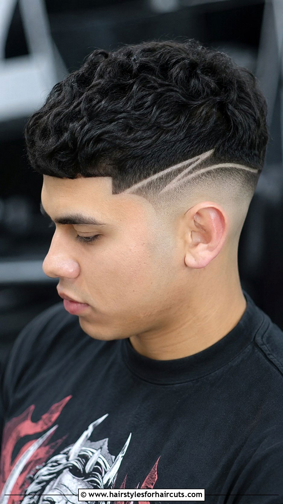 Fade Haircut With Design - 25 blade haircuts - 25 blade haircuts