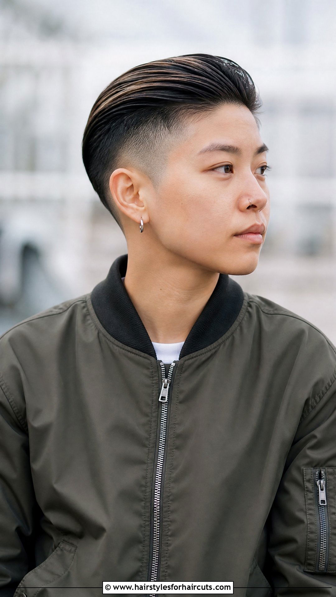 Fade Long Top - 25 nonbinary haircuts for straight hair - 25 nonbinary haircuts for straight hair