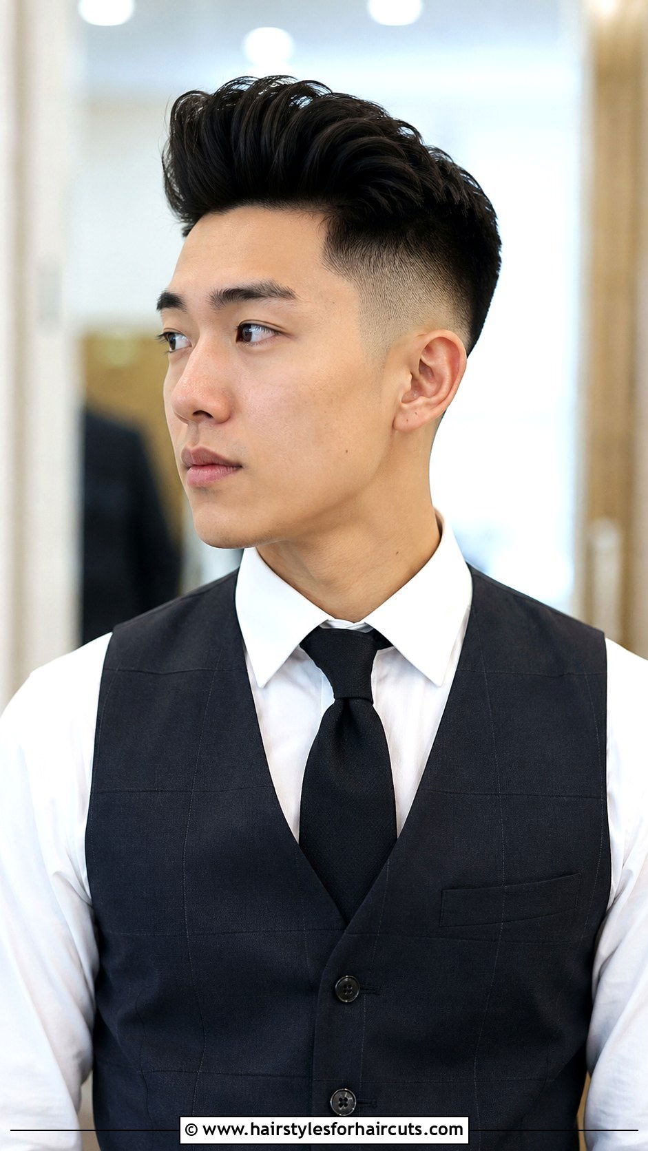 Fade Quiff Haircut For Asian Men - 25 asian facial hairstyles - 25 asian facial hairstyles