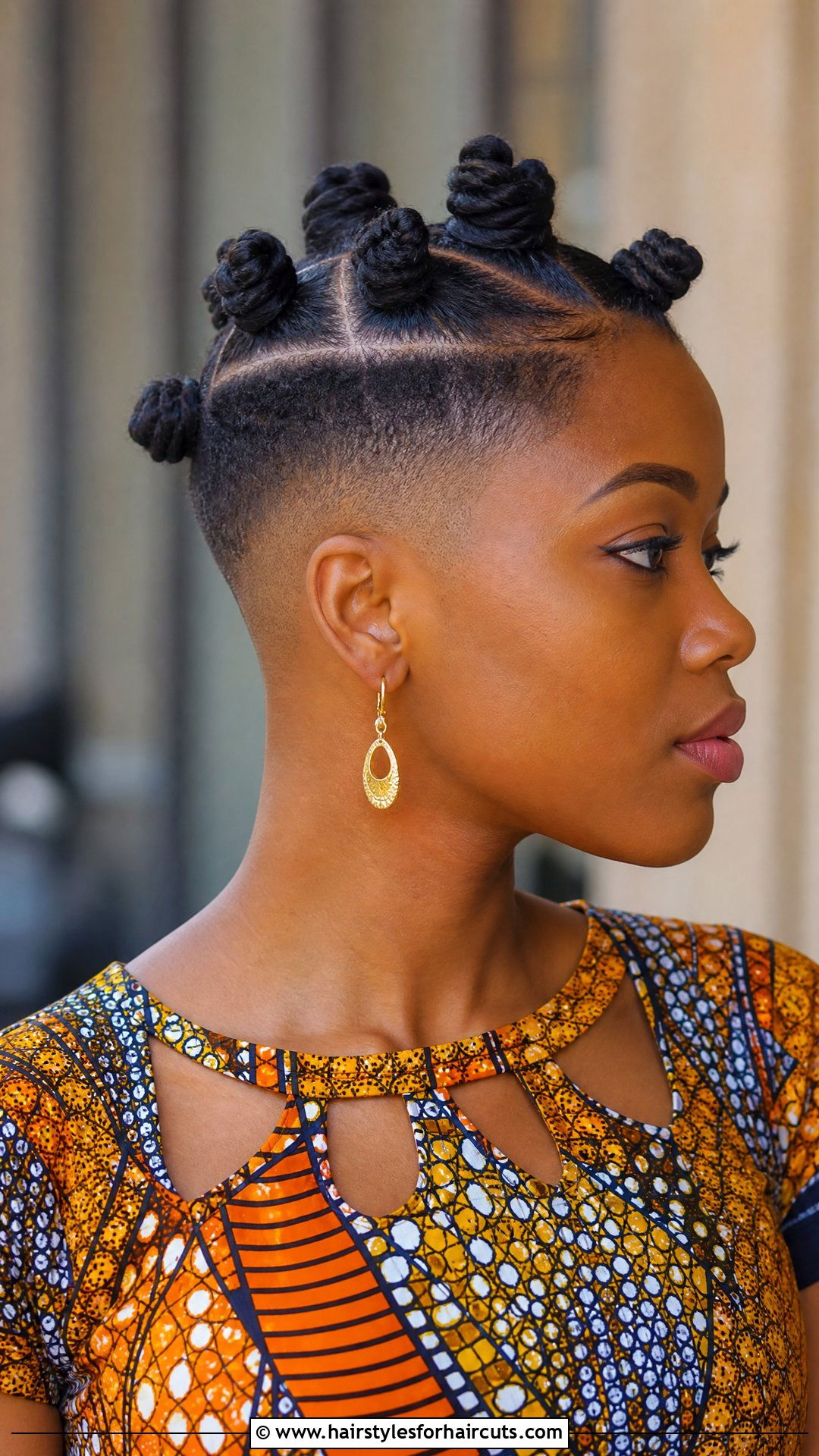 Fade With Bantu Knots - 25 fade african ladies haircuts - 25 fade african ladies haircuts