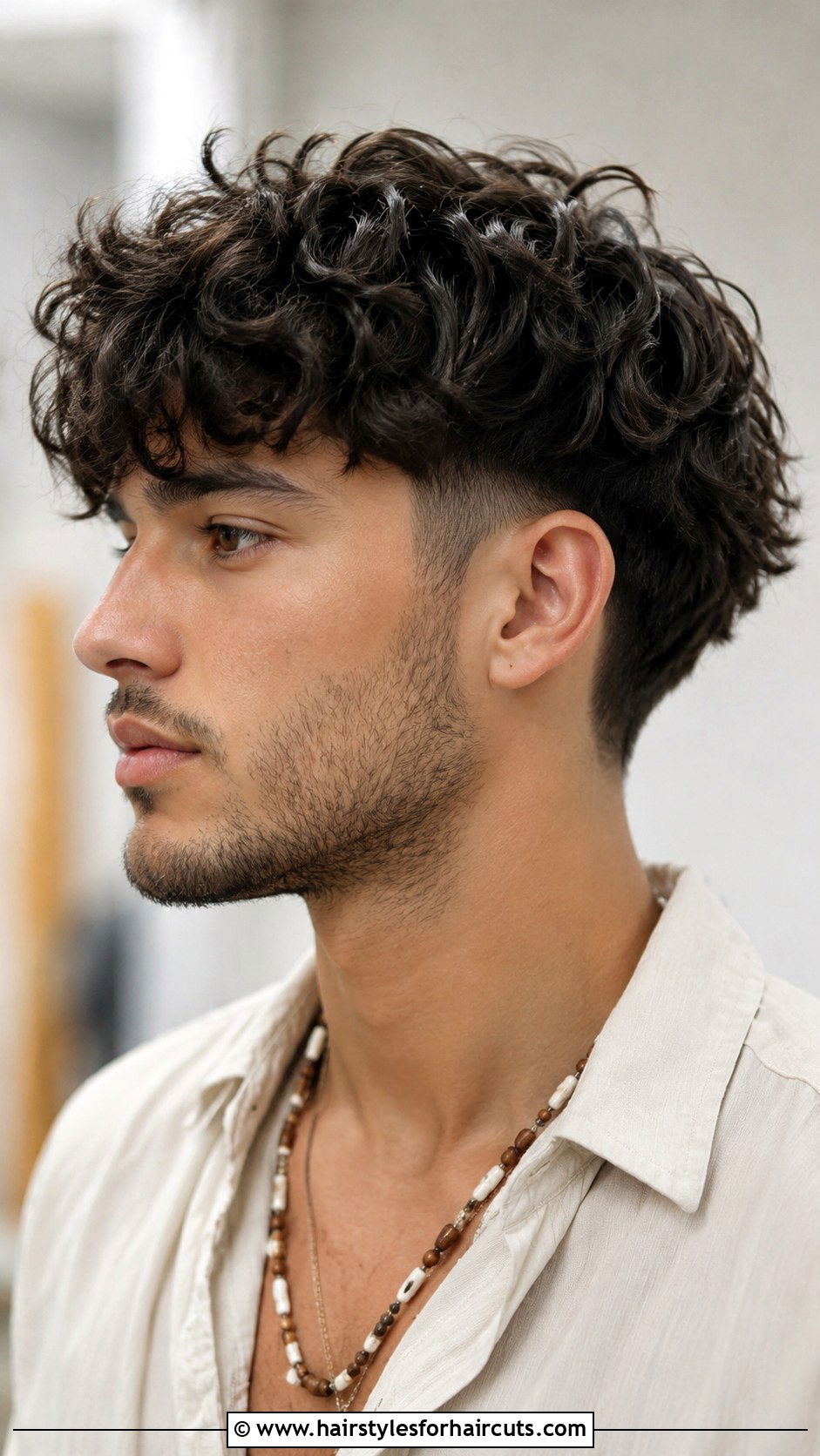 Fade With Curly Shag - 25 fade haircuts with curly hair - 25 fade haircuts with curly hair