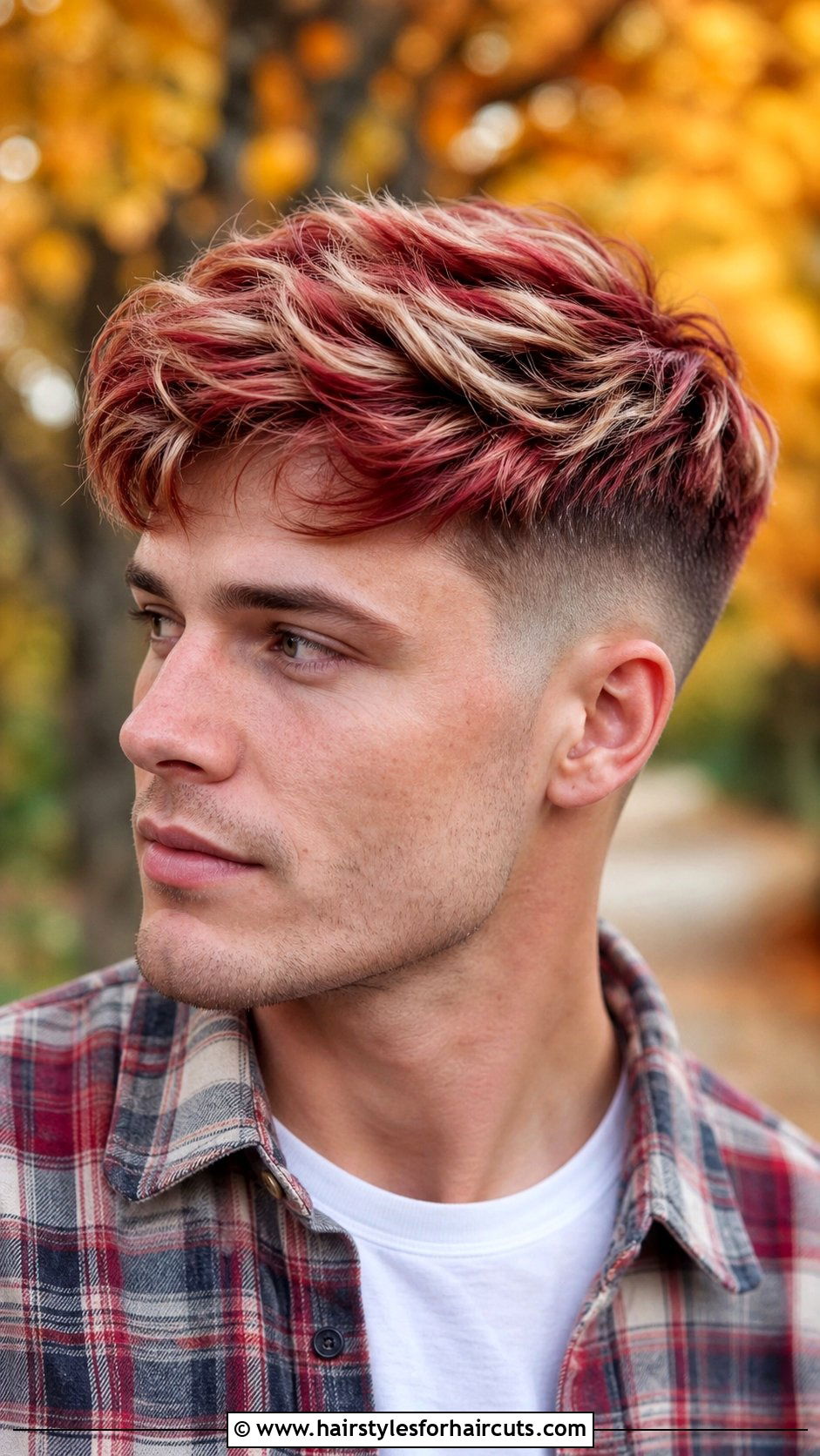 Fade With Red Blonde Highlights - 25 fade haircuts red hair - 25 fade haircuts red hair