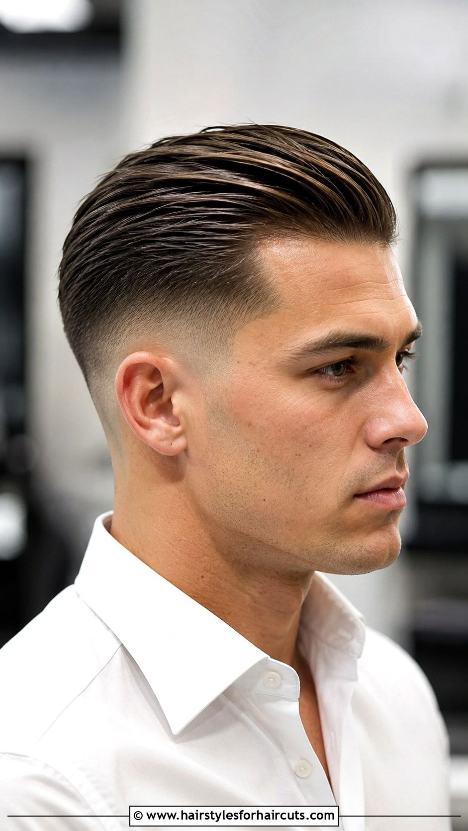 Fade With Slick Back - 25 haircuts fades - 25 haircuts fades