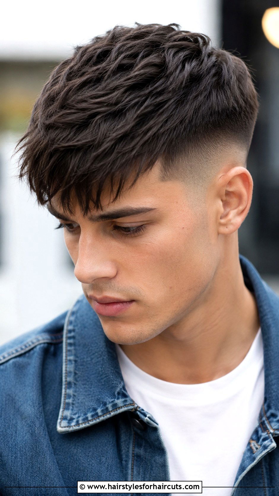 Fade With Textured Fringe Straight Hair - 25 fade haircuts straight hair - 25 fade haircuts straight hair