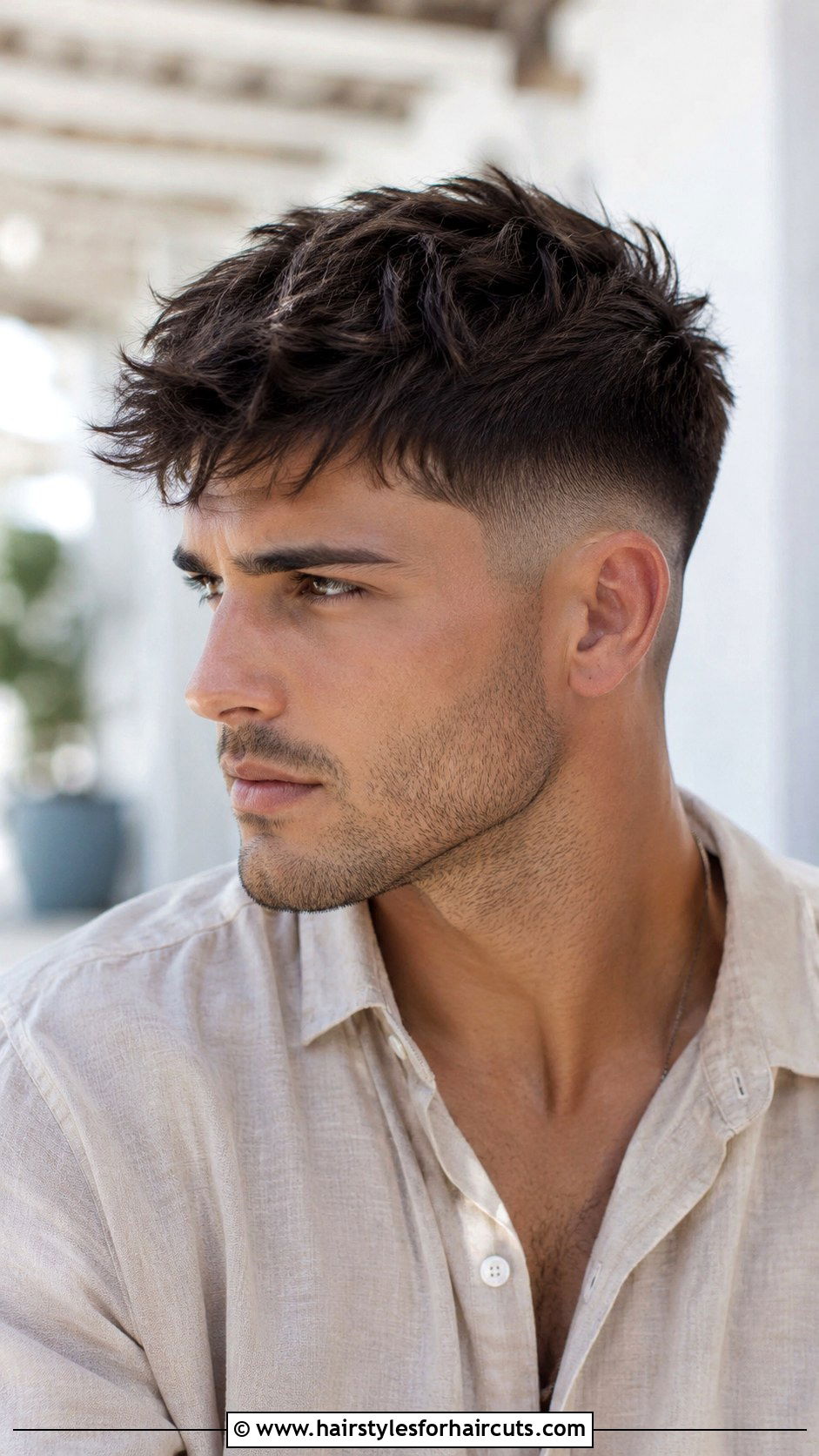 Fade With Textured Top - 25 fade haircuts designs - 25 fade haircuts designs