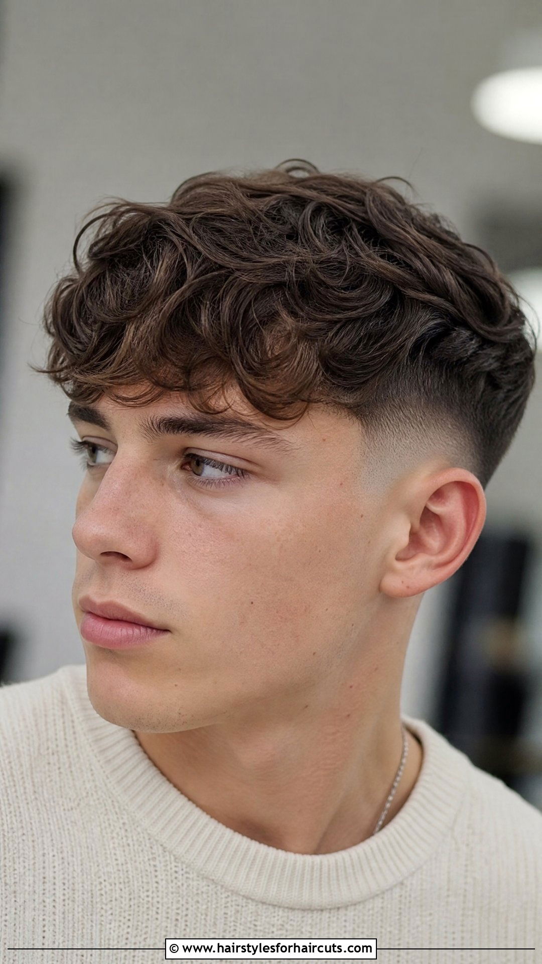 Fade With Wavy Bangs - 25 wavy hair fade haircuts - 25 wavy hair fade haircuts