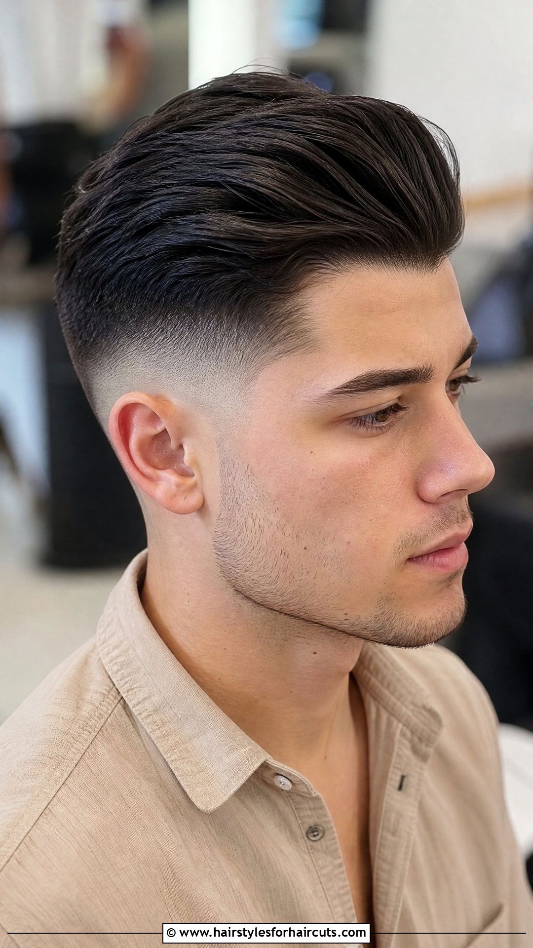 Faded Sides Long Top Flow - 25 flow haircuts straight hair - 25 flow haircuts straight hair