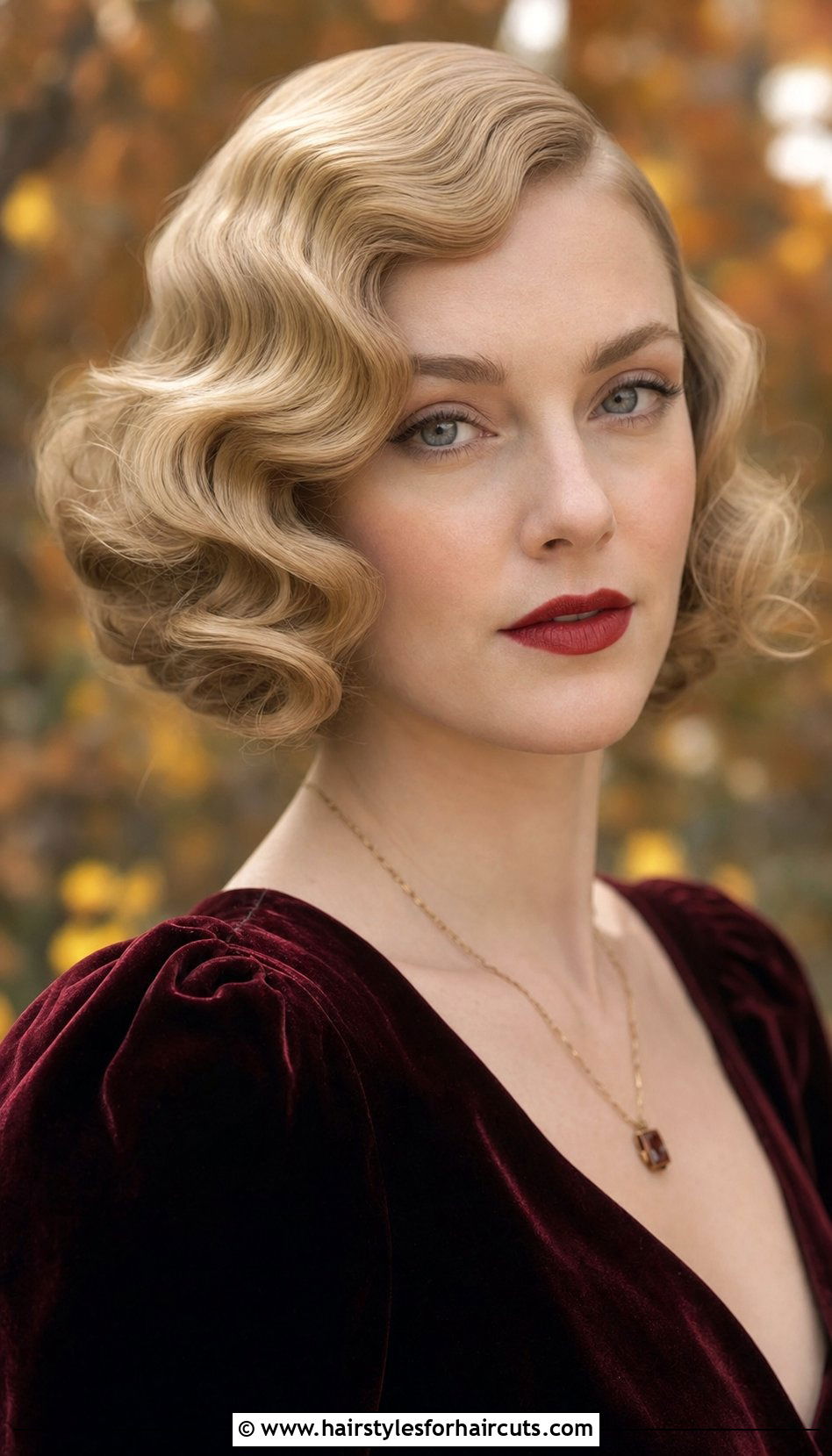 Fair Hair Vintage Finger Waves - 25 fair hairstyles - 25 fair hairstyles
