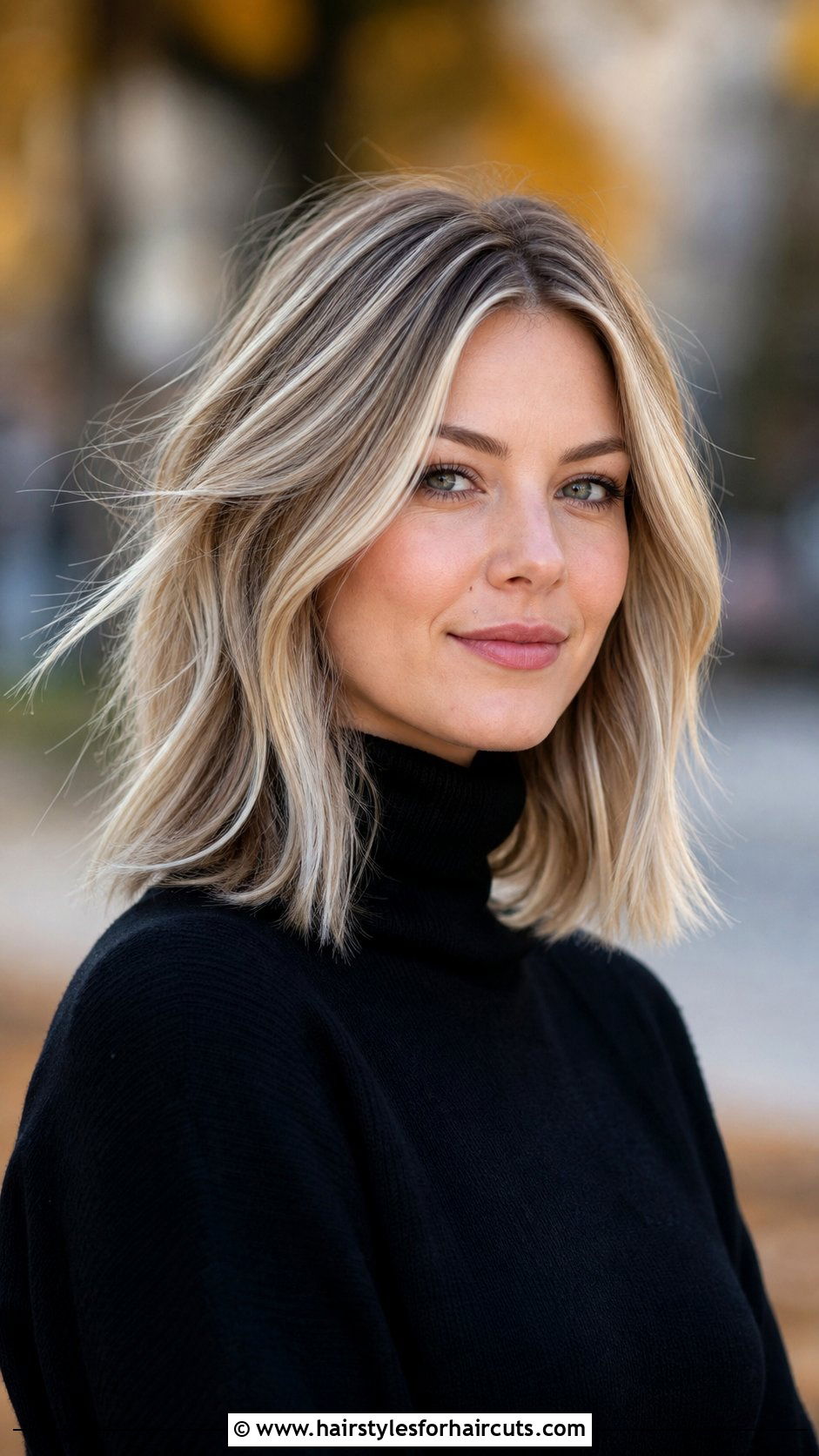Fair Skin Ash Blonde Balayage Lob - 25 fair hairstyles - 25 fair hairstyles