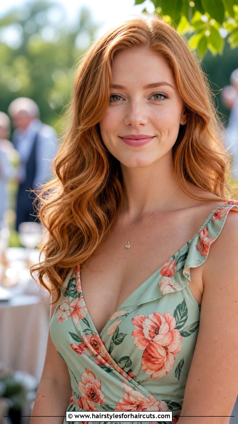 Fair Skin Strawberry Blonde Waves - 25 fair hairstyles - 25 fair hairstyles