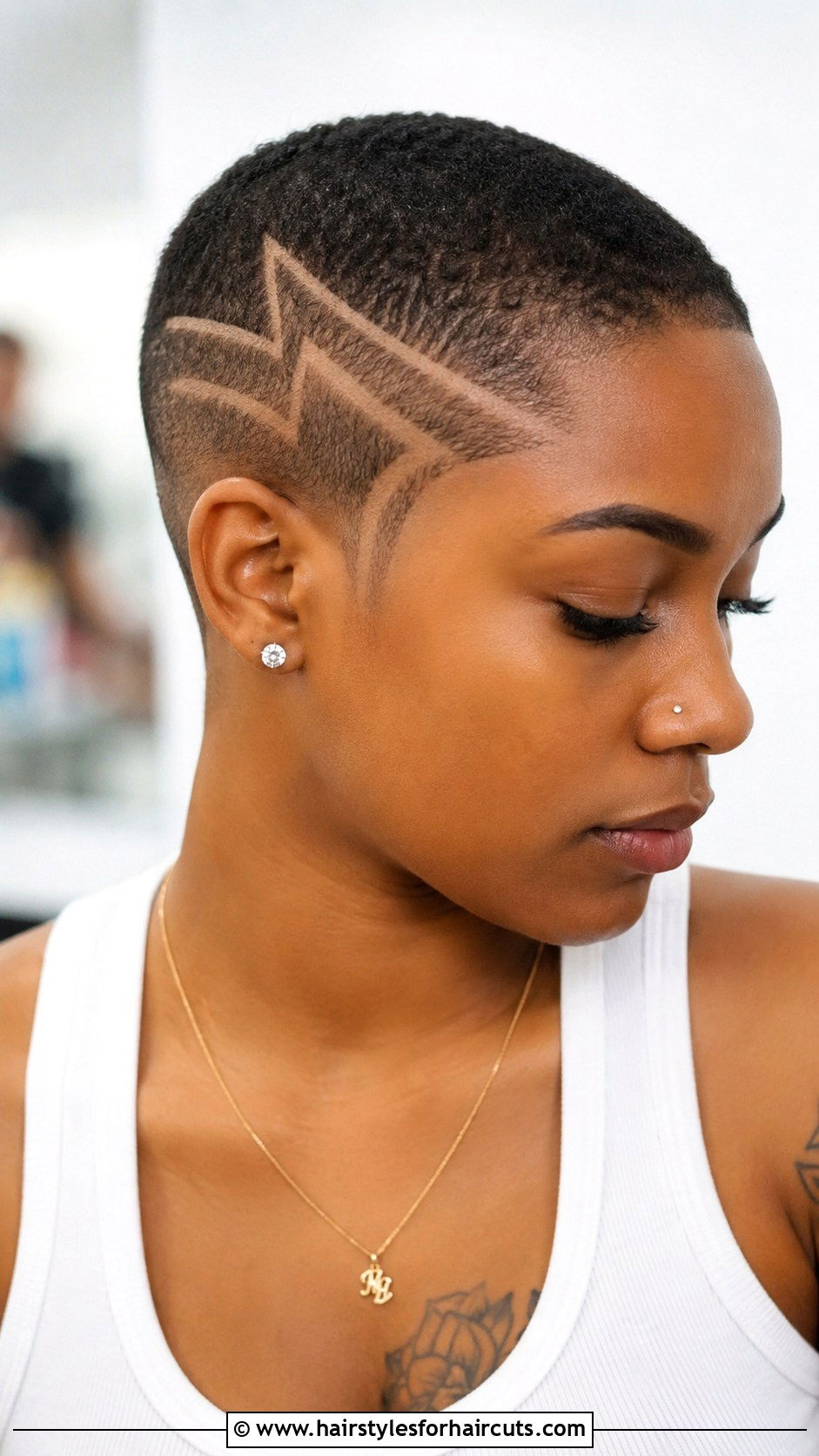 Fantasia Buzz Cut With Design - 25 fantasia hairstyles - 25 fantasia hairstyles
