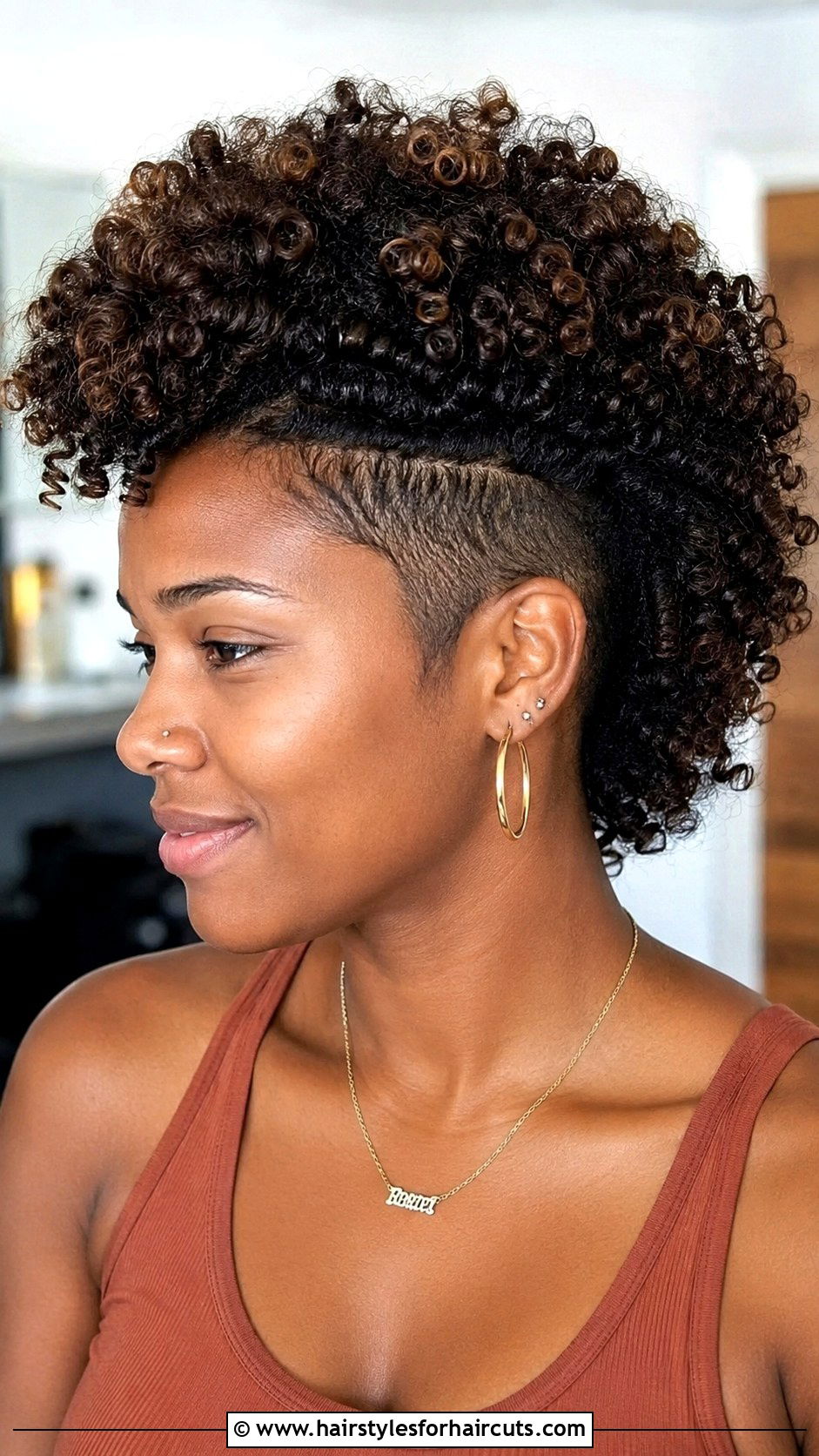 Fantasia Curly Natural Mohawk - 25 fantasia hairstyles - 25 fantasia hairstyles