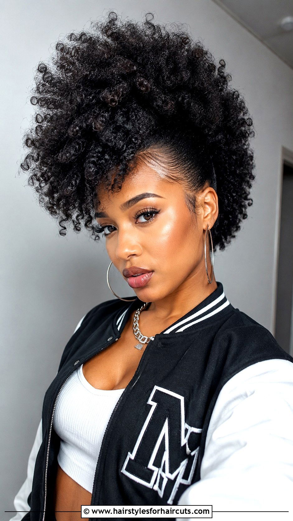 Faux Afro Hawk - 25 afro hairstyles - 25 afro hairstyles
