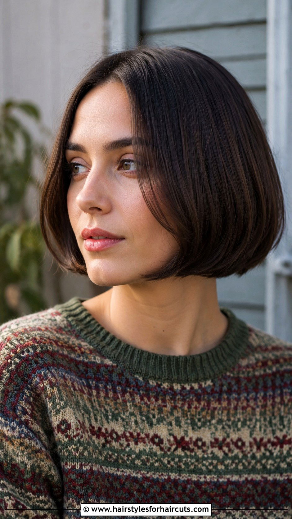 Faux Bob - 25 easy hairstyles for shoulder length straight hair - 25 easy hairstyles for shoulder length straight hair